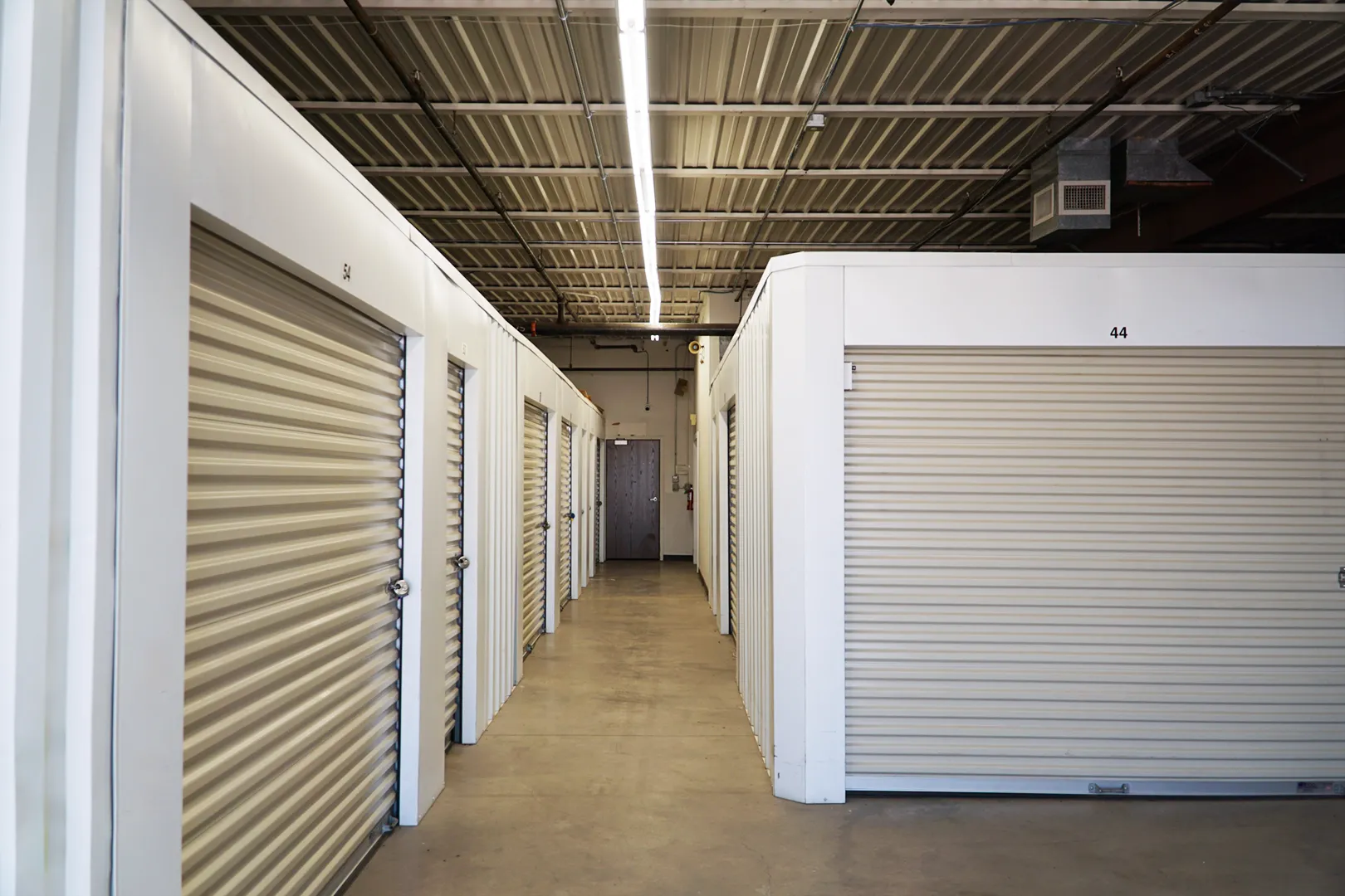 Climate-controlled interior self-storage at Store & Fetch on E. Benson Road.